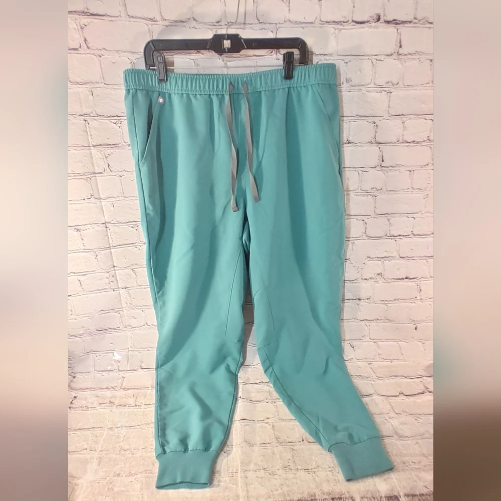 Figs Mens 2XL Teal Tansen Jogger Scrub Pants